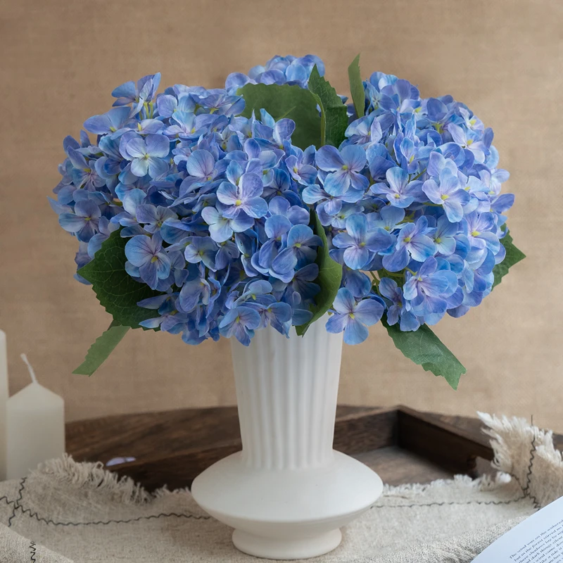 1PC Retro Hortensien Simulation Blume Schlafzimmer Dekoration Fotografie Requisiten Hochzeit Liefert Gefälschte Blumen
