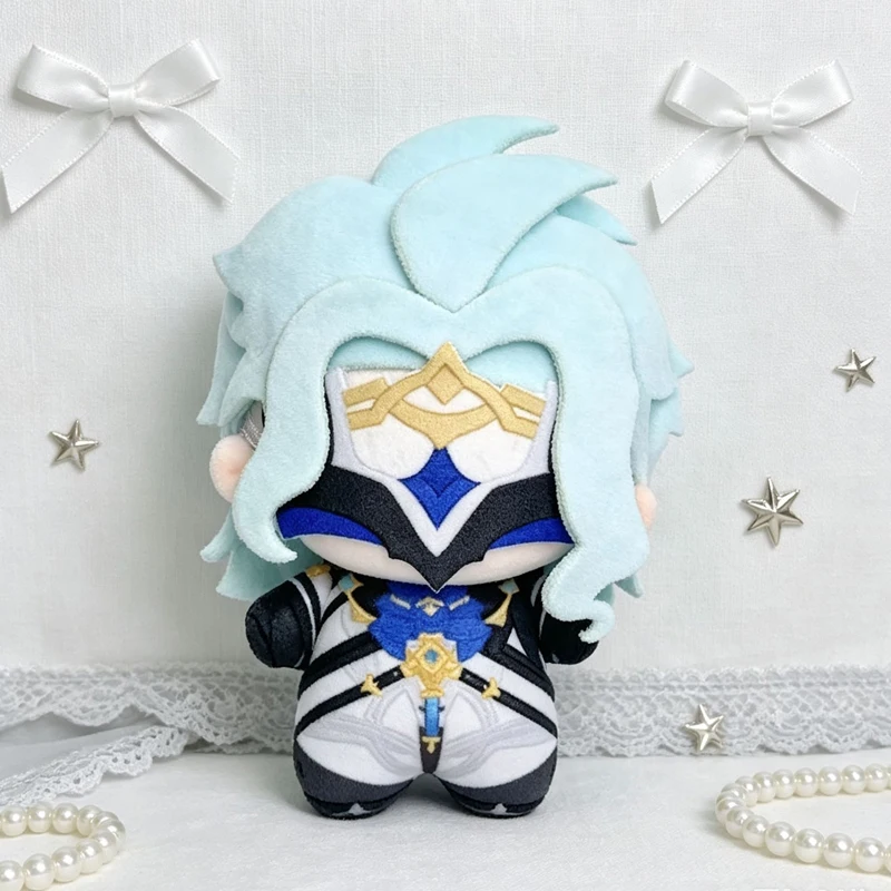 With Removable Mask 10cm Cool Genshin Impact The Doctor‌ Il Dottore Plush Toys Cosplay Anime Game Character Zandik Plushie Doll