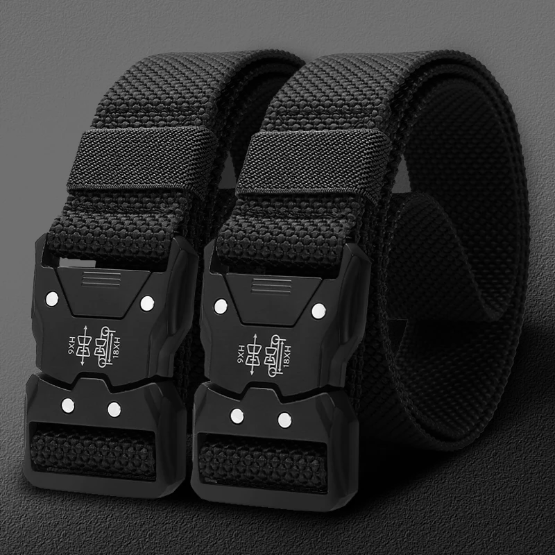 Tactical Waist Belt - Durable Automatic Buckle, Perfect for Outdoor Adventures, Unisex Accessories for Men and Women view 6