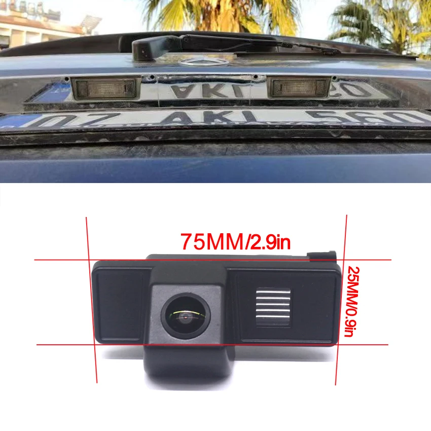 1080P HD 140° Car Rear View Camera Night Vision Reverse Vehicle Parking CCD For Mercedes Benz Viano Marco Polo 2003~2018 2019