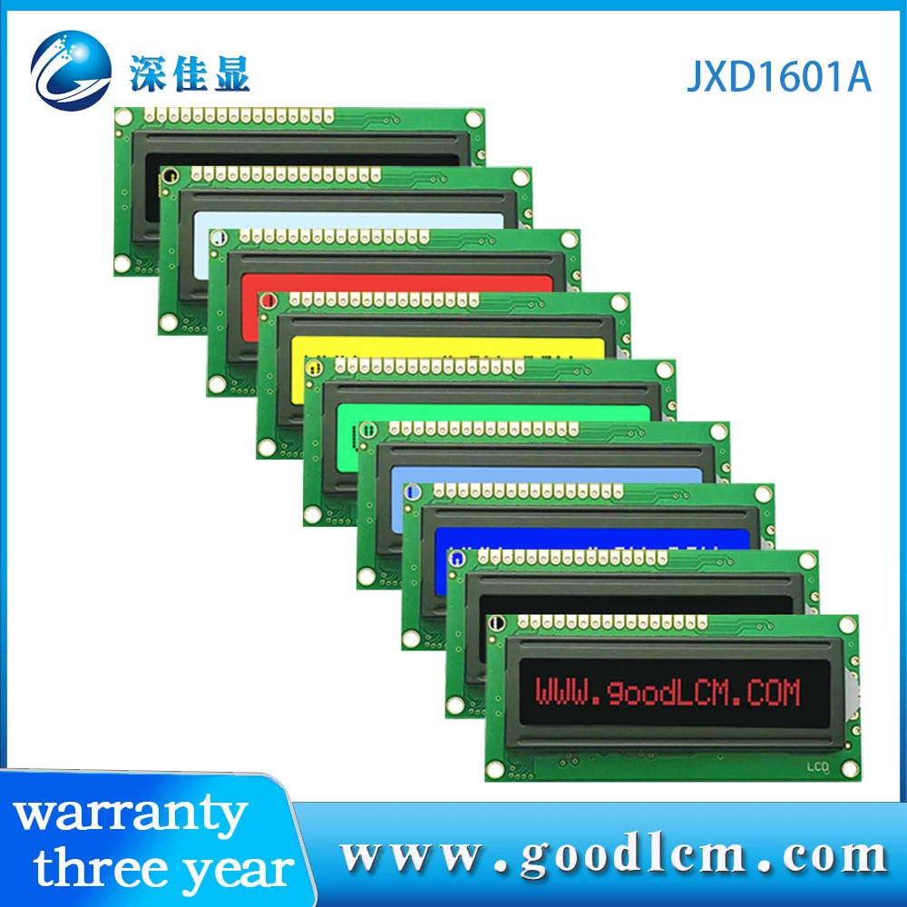 1601A Lcd Display 16x01lcm Lcd Module 16*01 Karakter Lcd 3.3V Voeding Compatibel Met Hd4478d Chip
