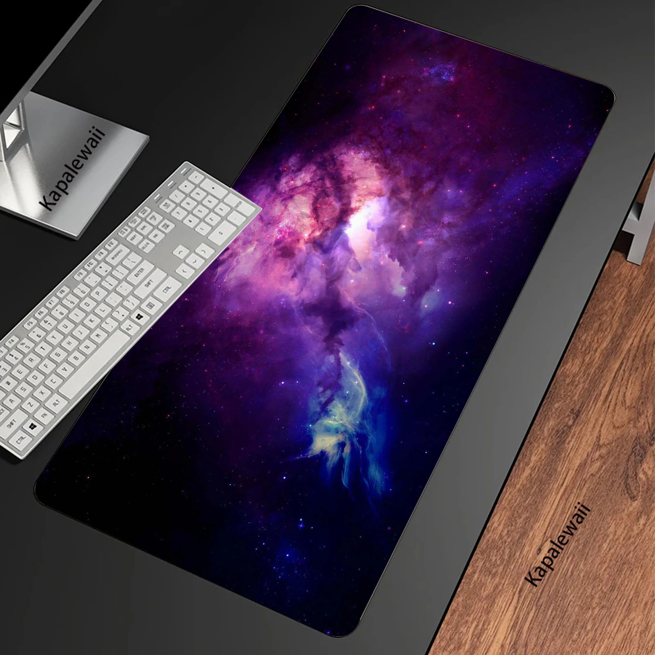 Purple Star Space Large Mousepad Game Mouse Pad Gamer Mouse Mat Gaming Accessories Keyboard Pads Speed Rubber Desk Mat 400x900mm