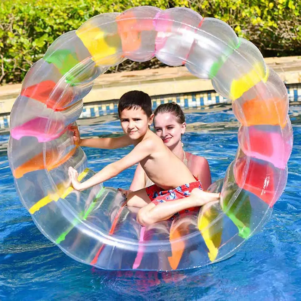 colorful-giant-pvc-inflatable-roller-water-park-swimming-pool-buoyancy-device-water-wheel-children's-lawn-roller-beach-roller-sports-toy