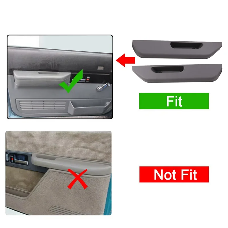 

Комплект из 2 предметов подлокотника двери грузовика A82M, передние стороны, для Chevy GMC C/K 1500 2500 3500, 1988-1994 гг. — модели 15627855 15627856