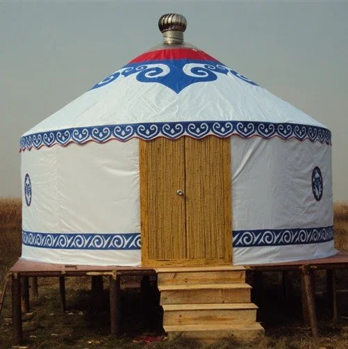 Winter Yurt Luxury Mongolian Tent Used For Outdoor Camping Tent