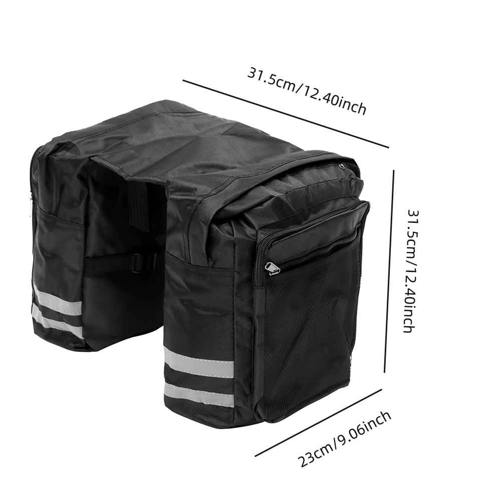 Rücksitz-Gepepptasche، متعددة الوظائف Fahrradsatteltasche، Große Kapazikot Fahrraddrager-Hecktasche، Wasserdicht