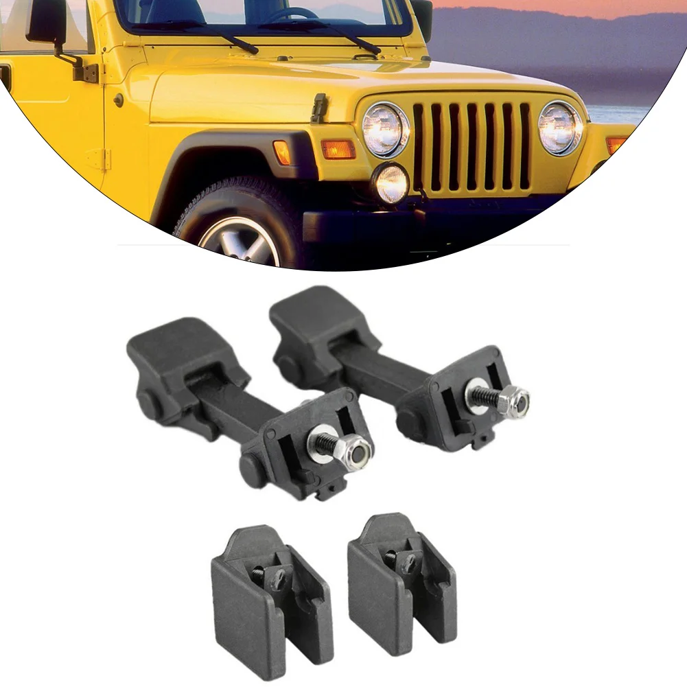 Upper and Lower Hood Fastening Components for Jeep For Wrangler TJ 1997-2006 Designed to OE Specifications for Reliable Fit