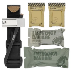 Kit de trauma, vendaje de emergencia, torniquete médico, equipo de supervivencia táctico de primeros auxilios, rescate de rinoceronte