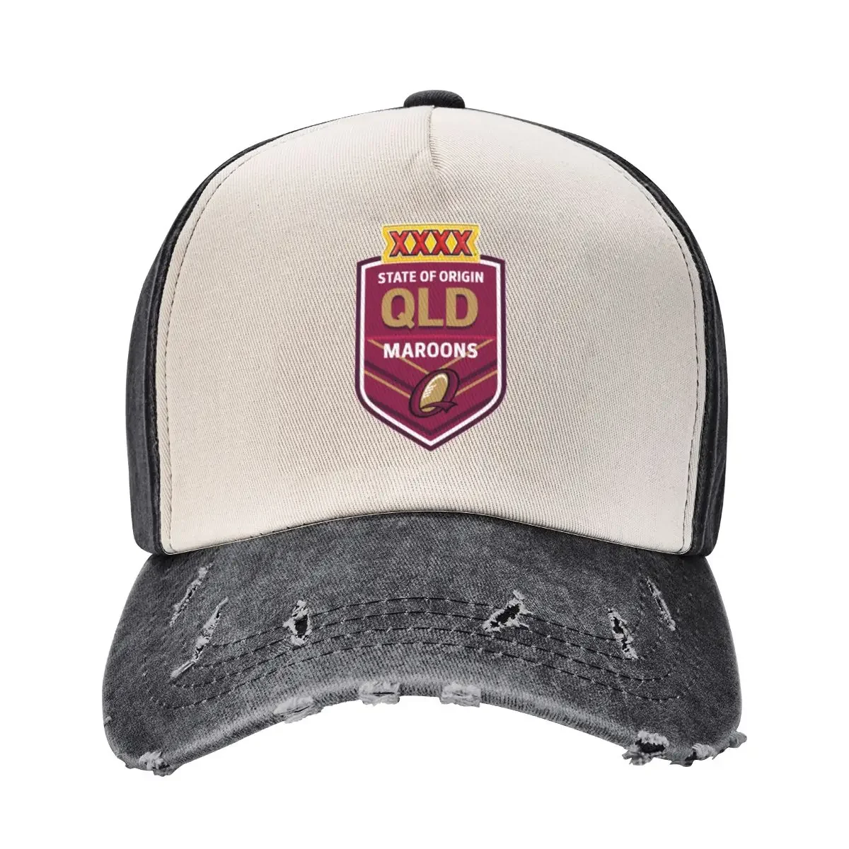 

Exelent queensland maroons Design Baseball Cap Anime Gentleman Hat winter hats for men Sun Hats For Women Men's