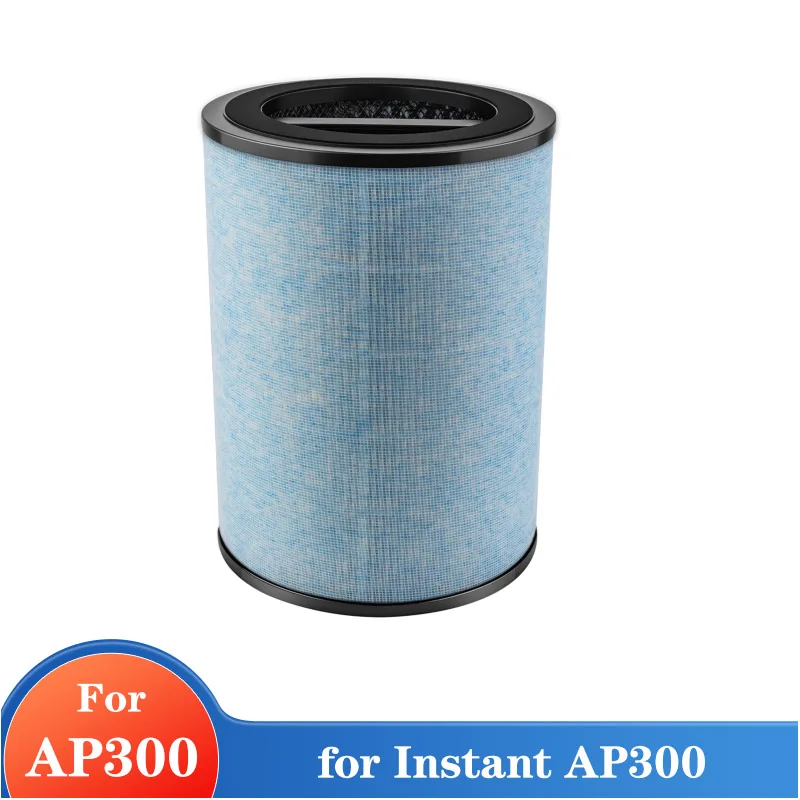 Combine Filter HEPA Activated Carbon Filter F300 Filter for Instant AP300 Air Purifi-er, 4-Stage Filtration with H13