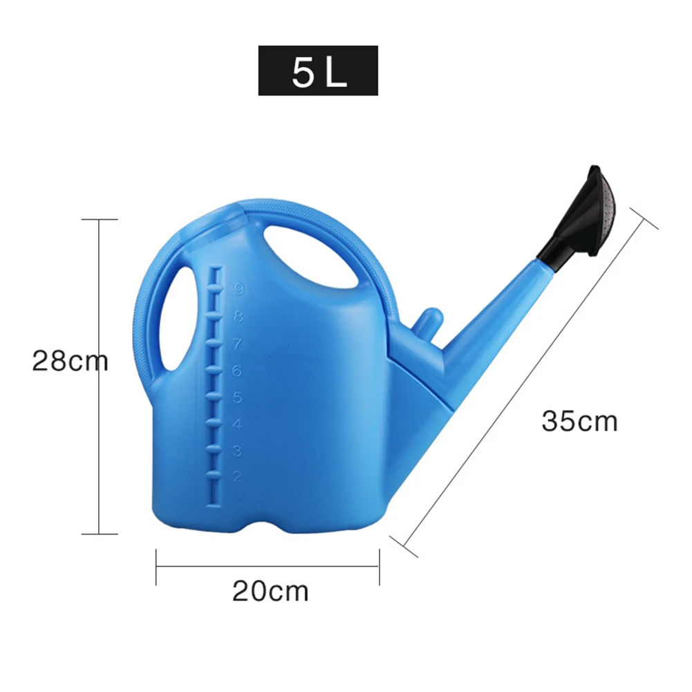 

L Capacity Comfortable Handle Plastic Watering Can Lightweight Portable Classic Style Lightweight And Portable Number Of Pieces