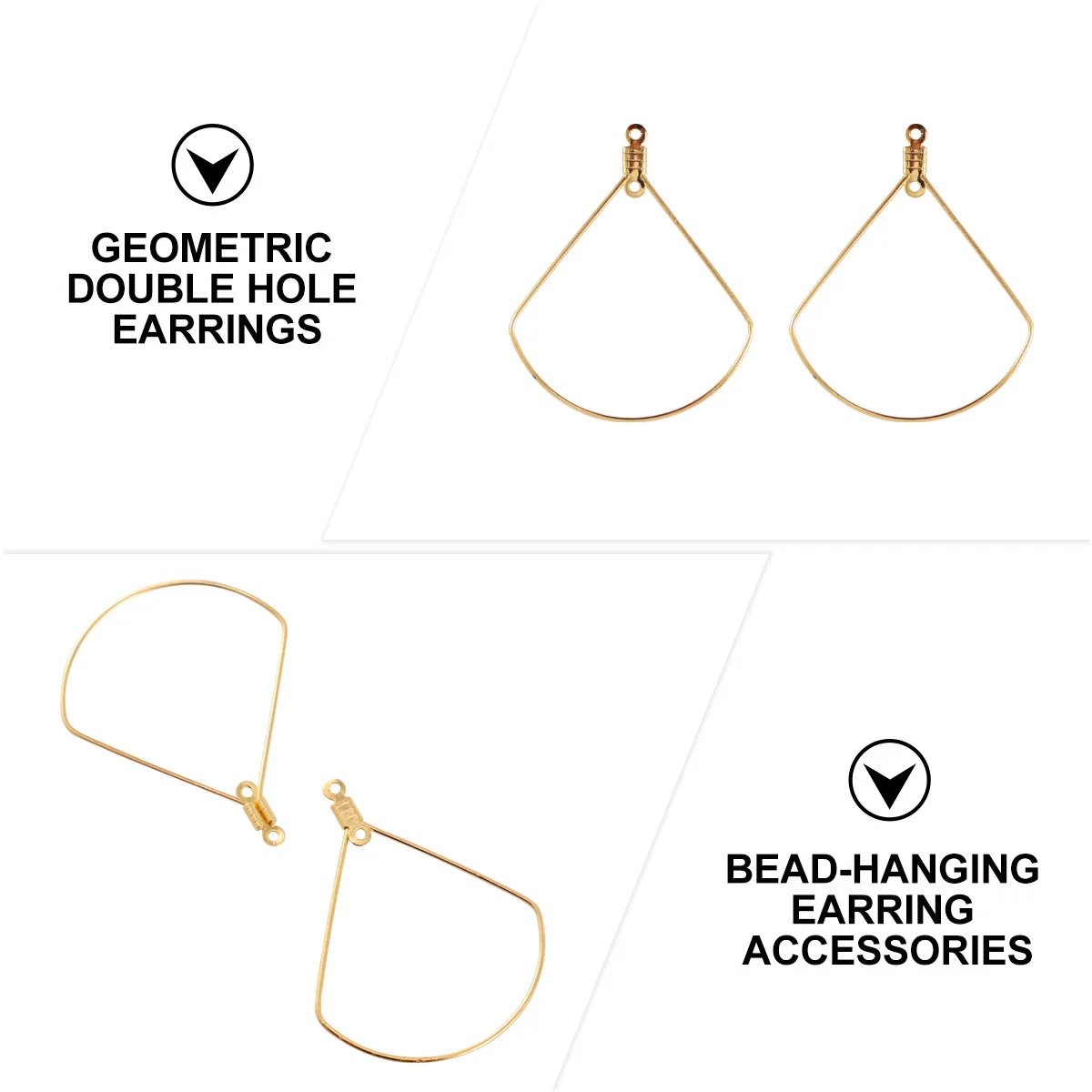 

50 шт., серьги с двойными отверстиями, кольца, подвески, подвески, наборы для изготовления ювелирных изделий «сделай сам» для взрослых, ожерелье, браслет, брелок