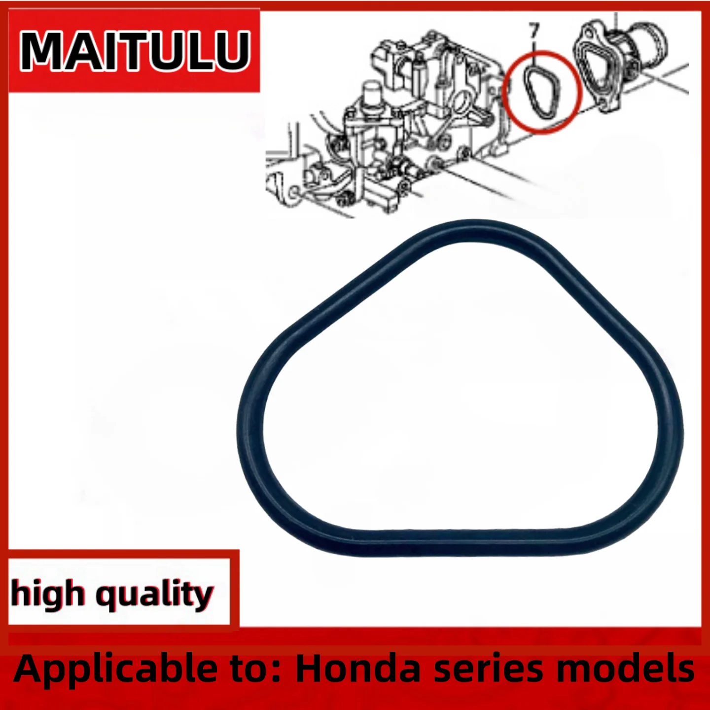 

19313-PT0-000 is applicable to the engines of 1998-2001 Accord, Odyssey, and Prelude, for the engine thermostat sealing gasket