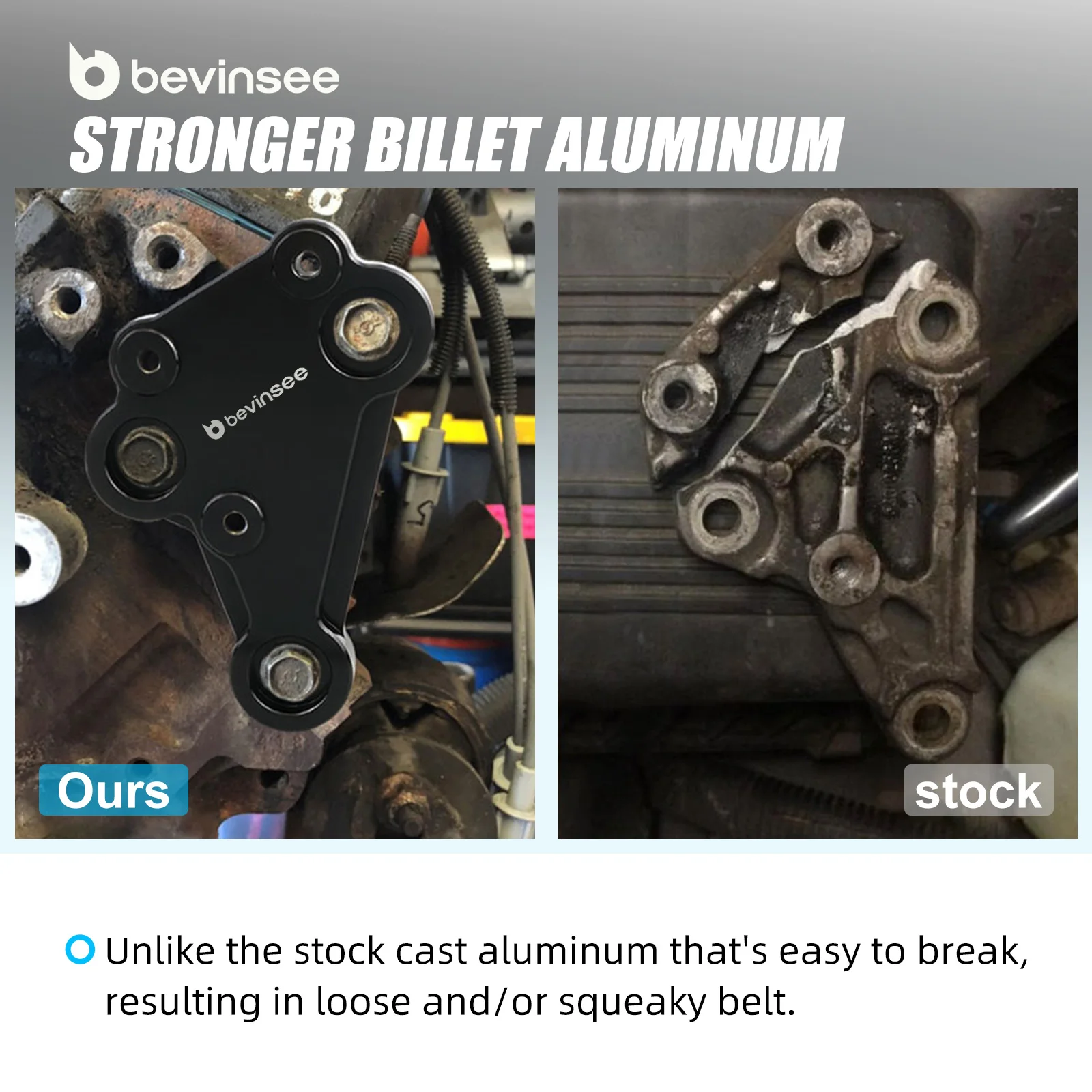 ジープグランドチェロキー用ステアリングポンプブラケット、V-8エンジン、5.2l 5.9l、53010256ab、1996-1998、1個