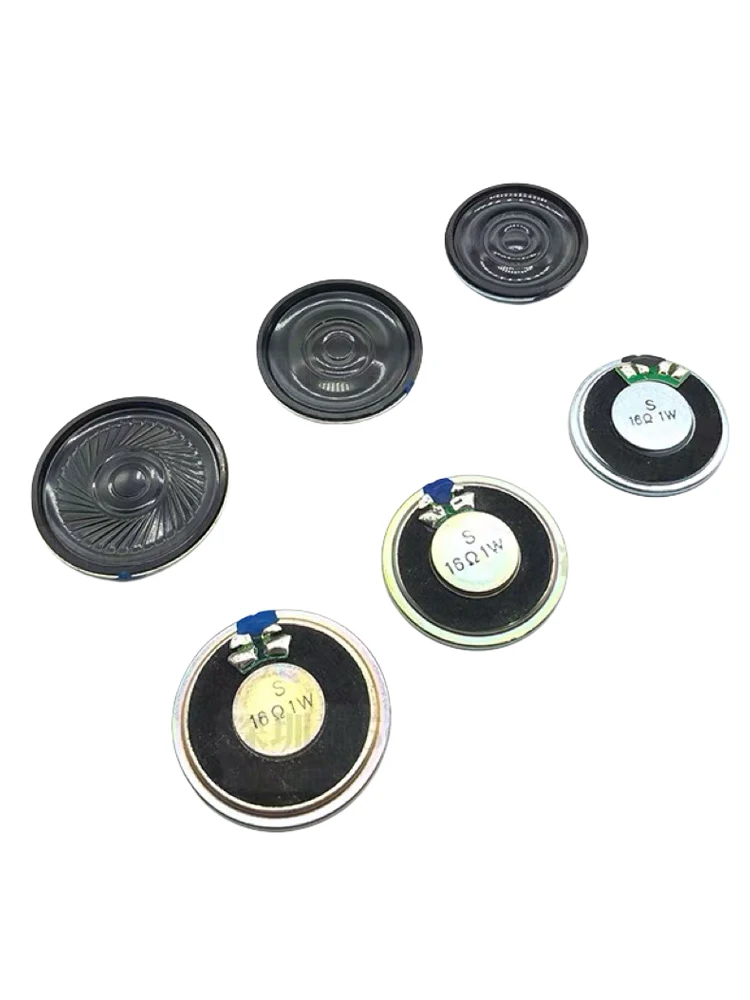 2 szt./partia Okrągły ultracienki głośnik do domofonu telefonicznego 28/32/36/40 mm 16 Ohm 1 Watt Głośnik PA o grubości 5 mm — zdjęcie produktu 5