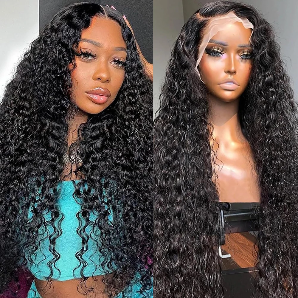 

Water Wave Human Hair Lace Front Wig Brazilian Human Hair Wig For Women