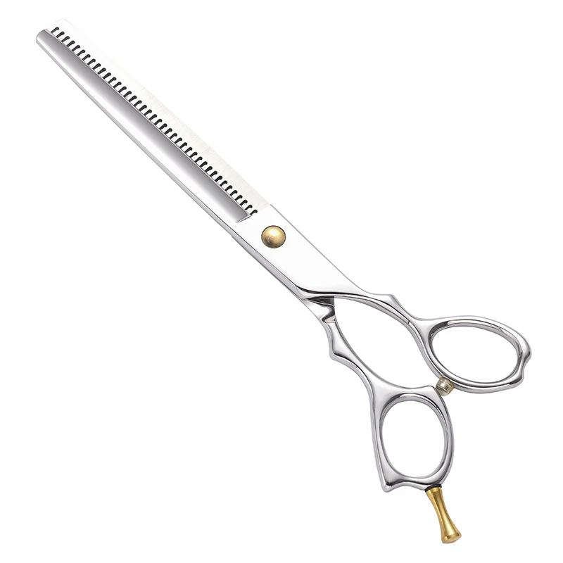 HUASIS HU12 7inch 40 Teeth Blender Texturizing Shear High Quality Japan 440C Thinning Scissors Free Shipping