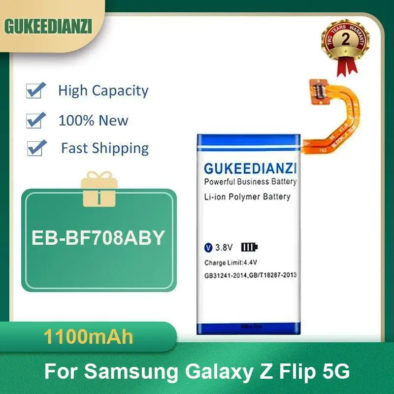 Battery For Samsung Galaxy Z Flip 5G EB-BF707ABY EB-BF708ABY EB-BF707ABY+EB-BF708ABY High Capacity