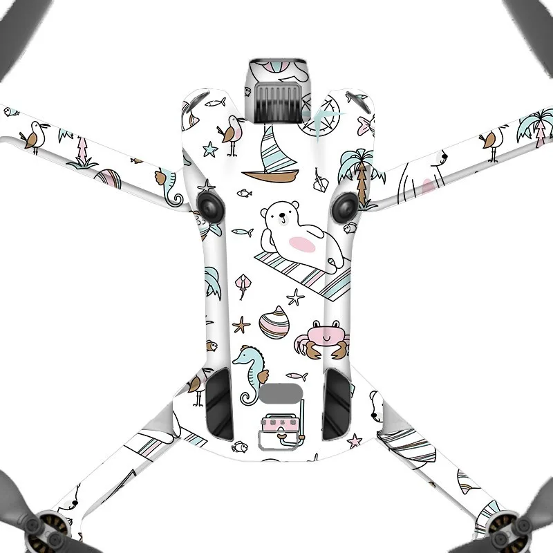 Decal Skin For DJI Mini 4 Pro Camera Drone Sticker Vinyl Wrap Anti-Scratch Film Protector Coat Mini4 Pro / Mini 4Pro / Mini4Pro