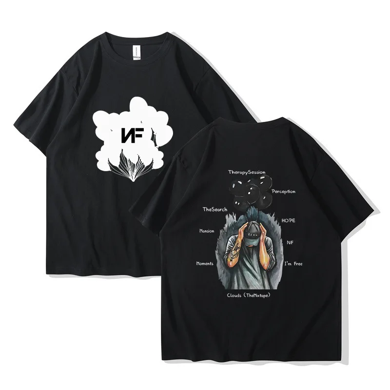 

NF Rapper 2025 NF Hope Concert Fan Рубашка Хлопковая мужская и женская футболка Топ