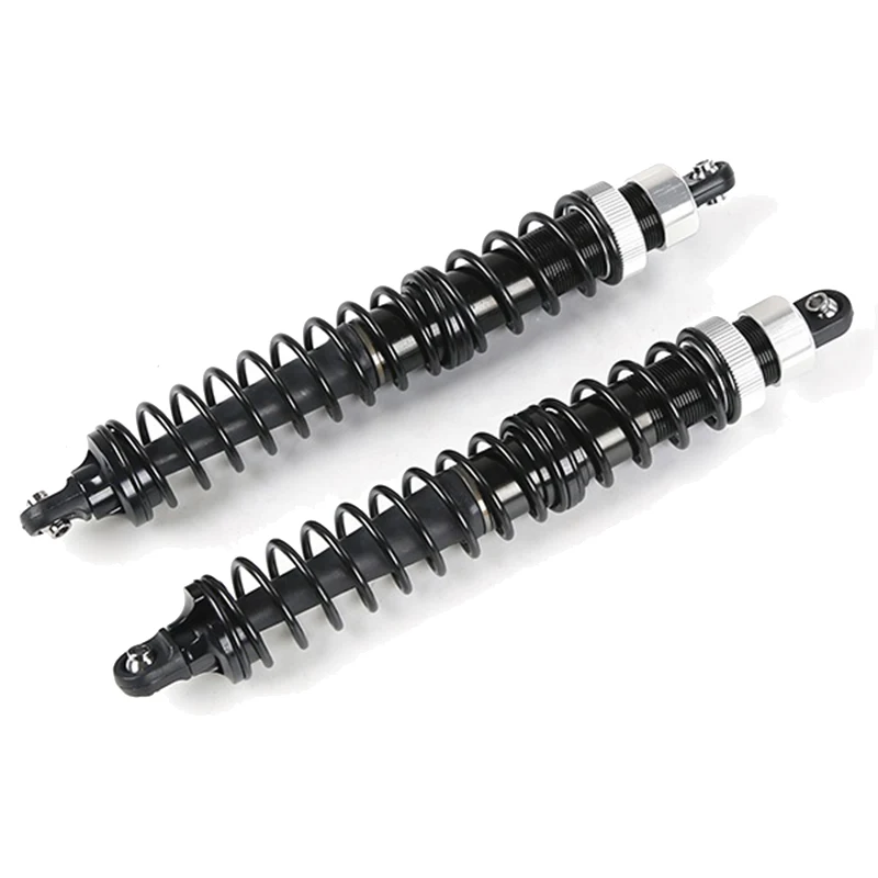 6mm Rear Shock Absorber for 1/5 Hpi Rovan Km Baha Baja 5B Rc Car Parts-Silver