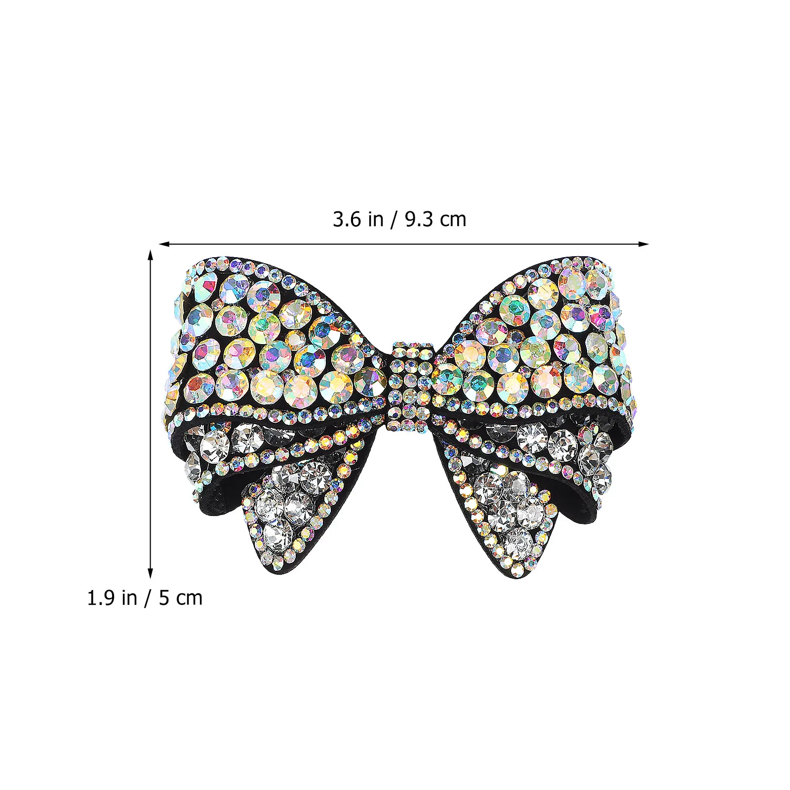 4Pcs Rhinestone Bow Shoe Clips Decorative Heel Clips Shoe Charms for Pumps Flats Bridal Shoes Jewelry Shoes Bow Applique