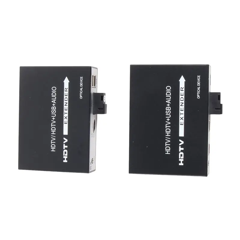 [NEW A09R!】 1080P -Compatible Extender Over Fiber Optic Converter -Compatible To Fiber Optic Video Extender