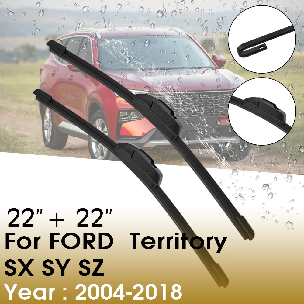 

BROSHOO щетка стеклоочистителя автомобиля из натурального каучука 22 "+ 22" 2004-2015 для FORD Territory SX SY SZ переднее лобовое стекло автомобильные аксессуары