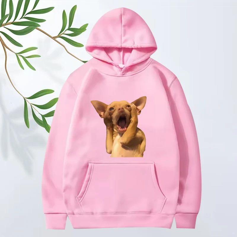 Funny Dog Cute graphic hoodie 2025 men women High Quality Long sleeve fashion cool Sweatshirt with print oversized hoodie unisex