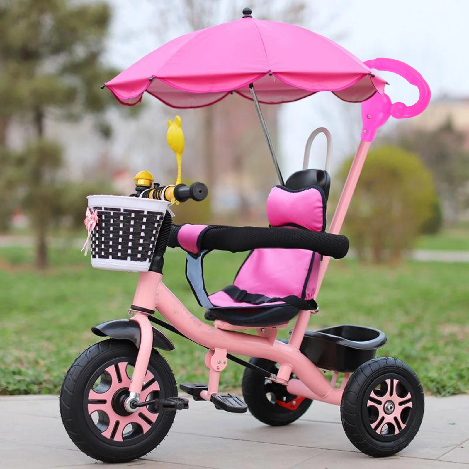

Tricycle Handle Baby Steering Wheel Kids Stroller Swing Frame Adjustable Height Plastic Fitness Kid Toddler Playground