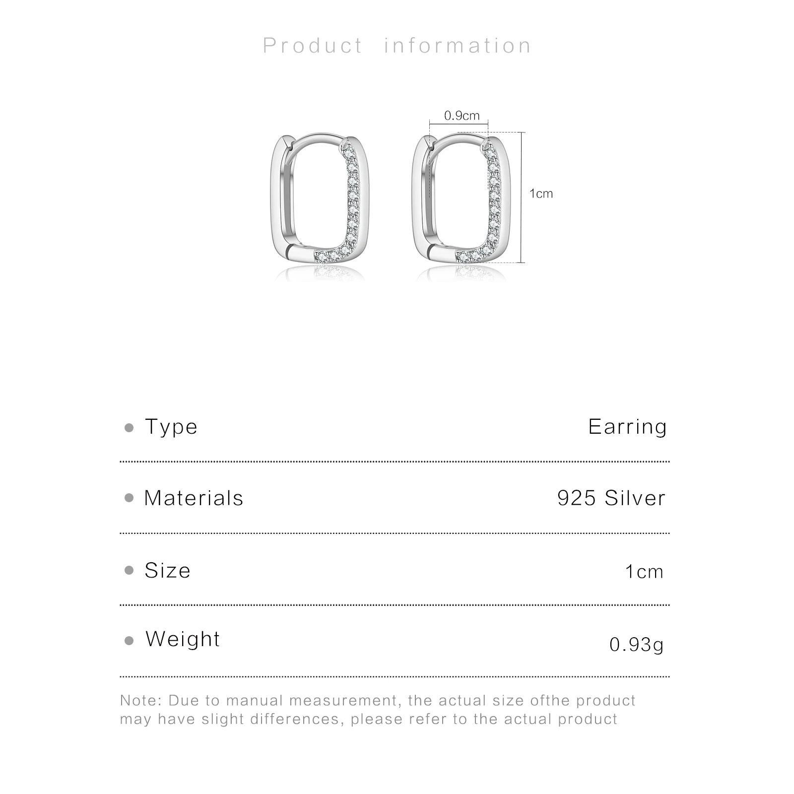 VEWANT femmes 925 en argent Sterling géométrique cerceau boucle d'oreille Huggies Piercing 2025 nouveau Fine délicat bijoux de mariage cadeau