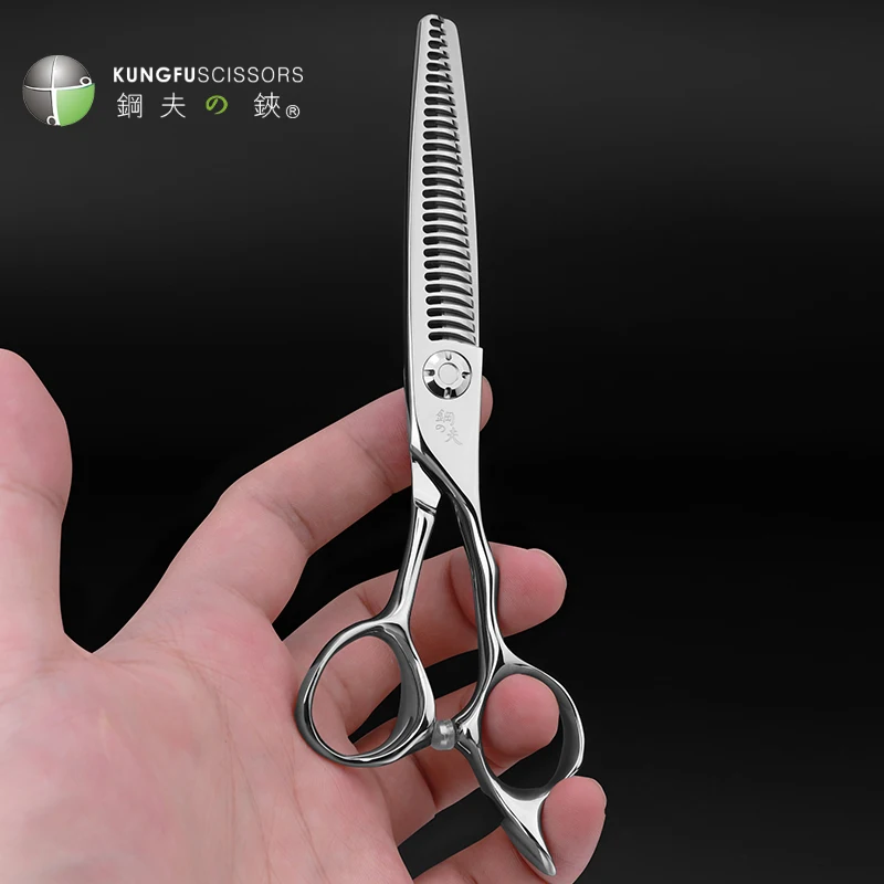 KUNGFU Scissors Barber Hair Cutting Tools 6.0/6.3/6.8 Inch Professional Hairdresser Shears for Precision Hair Cutting Scissors