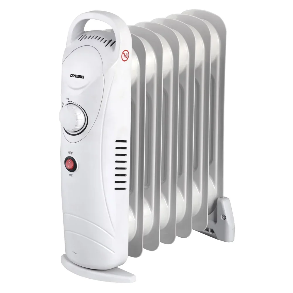 Optimus 700W Mini Portable Heater with Oil-Filled Radiator