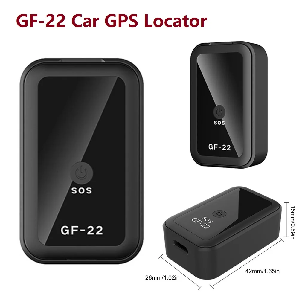 New GF22 Car Mini GPS Tracker Strong Magnetic Gps Location Tracking Device Locator For Car Motorcycle Truck Recording Tracking