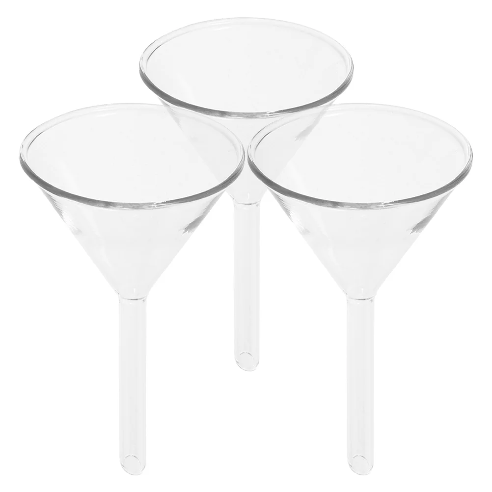 

3 Pcs Funnel Glass 1100X610X610CM Scientific Filter Laboratory Filling Funnels