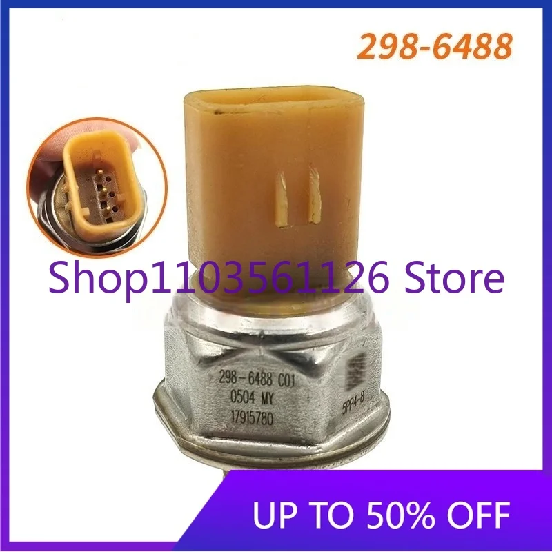 

High Quality Excavator High Pressure Common Rail Fuel Pressure Sensor Compatible with 298-6488 Part Number