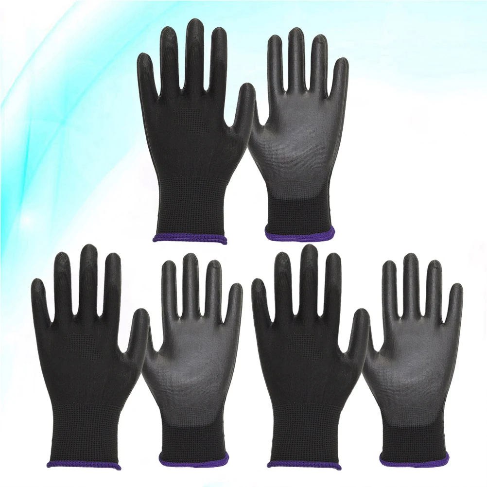 3 Pairs Multipurpose Wear-resistant Protective Gloves Work Breathable Gardening Golves