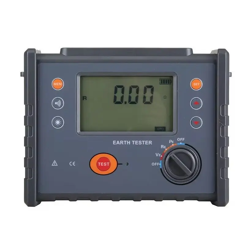 High Quality Earth Resistance Digital Soil Resistivity Meter Range 0Ω-30kΩ