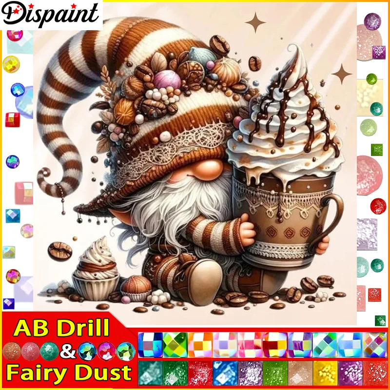 Dispaint Fairy Dust AB Diamond Painting Full Square/Round Diamond 