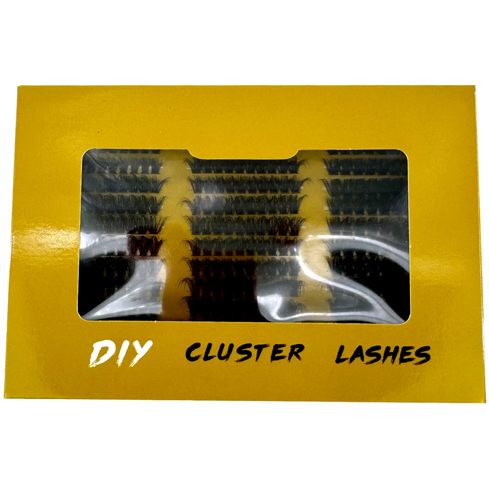 HBZGTLAD Rizos de Pestañas 8D Esponjosos y Gruesos, Rizo C/D, Finos, Individuales, Mezcla 60+80+100, Extensiones de Pestañas Postizas 6