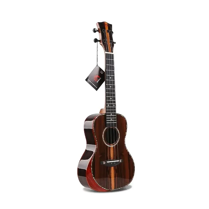 Ukulele 23 Inches All Ciricotewood Highgloss Mini Uke Concert Acoustic 4 Strings Ukelele Pickup Travel Guitar  Guitarra