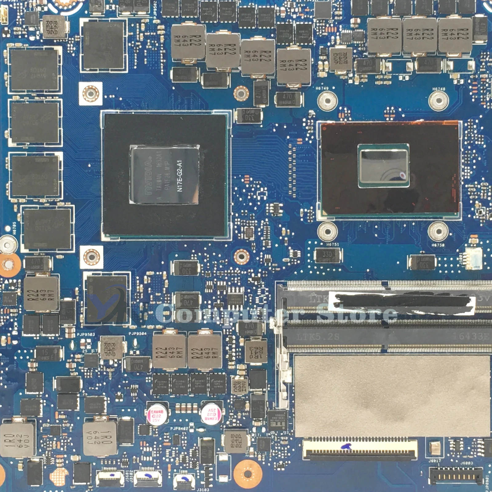 Placa-mãe portátil GL502VS para ASUS, ROG S5V, GL502V, GL502VSK, Notebook Mainboard, I7-6700HQ, GTX1070-8GB, 100% OK