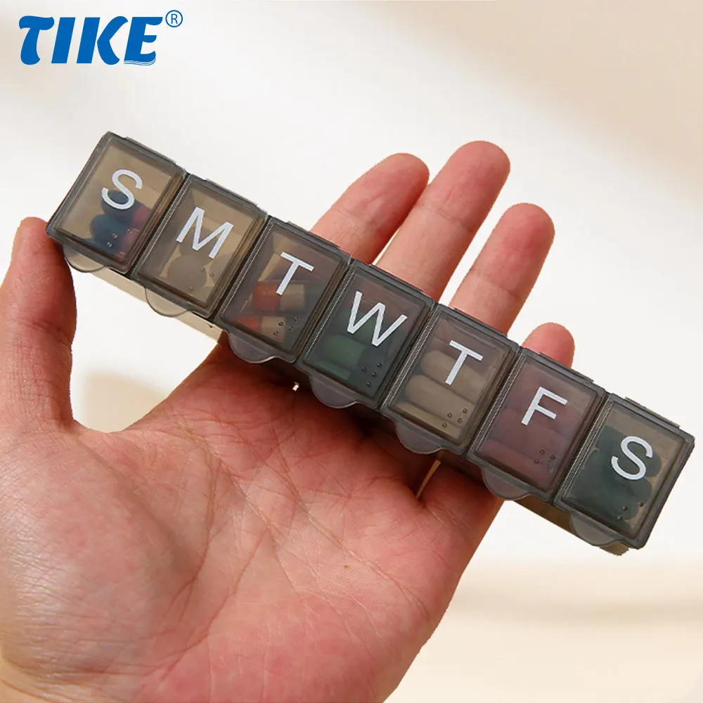 

1 шт. органайзер для таблеток, большие еженедельные органайзеры для таблеток, 7-дневная коробка для таблеток, дорожная коробка для больших витаминных добавок, рыбьего жира