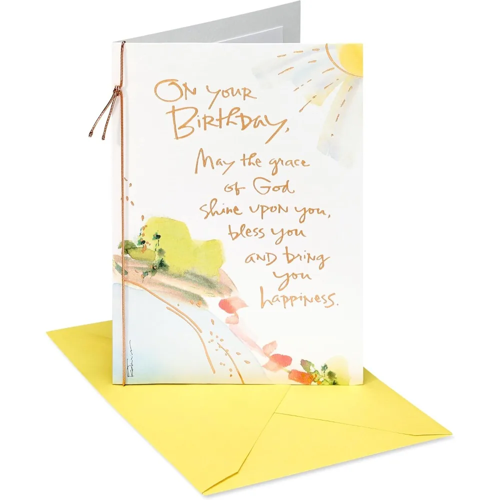 

American Greetings Religious Birthday Card (Wonderful Birthday)