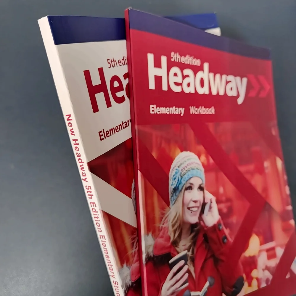 2 books/set New Headway Beginner-Advanced Student's Workbook Teacher's Book Ox ford 5th Edition for Learning English