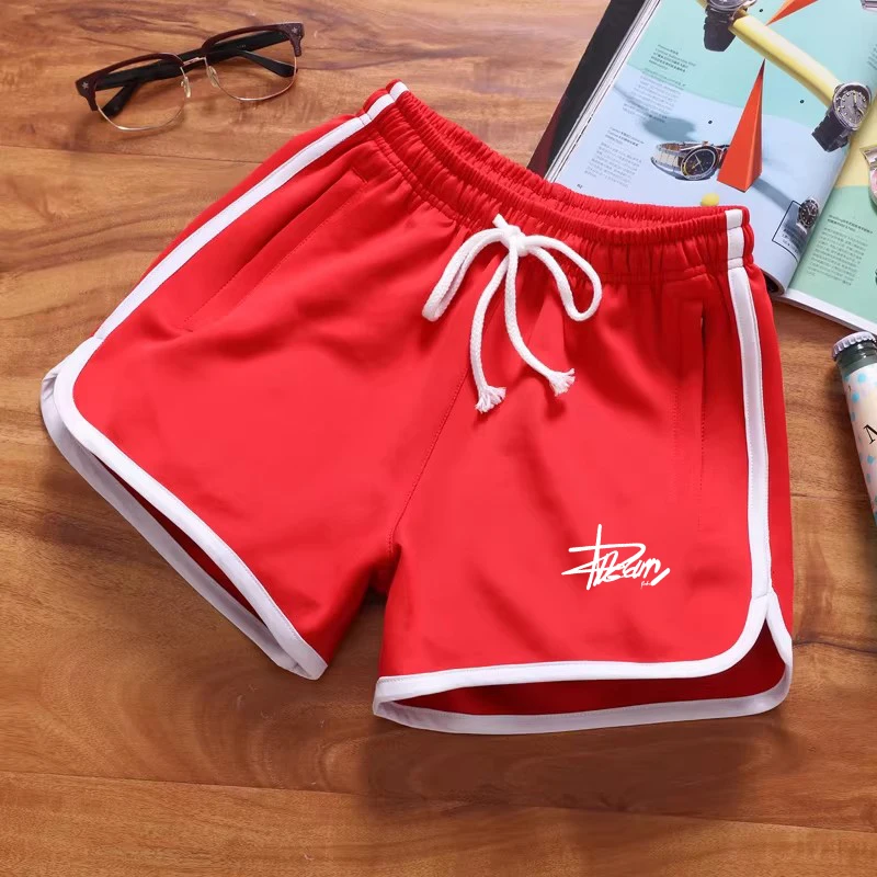

Couples Running Sports Shorts Men Women Summer Thin Fitness Badminton Shorts Loose Beach Pants Standard Fit Elastic Waist