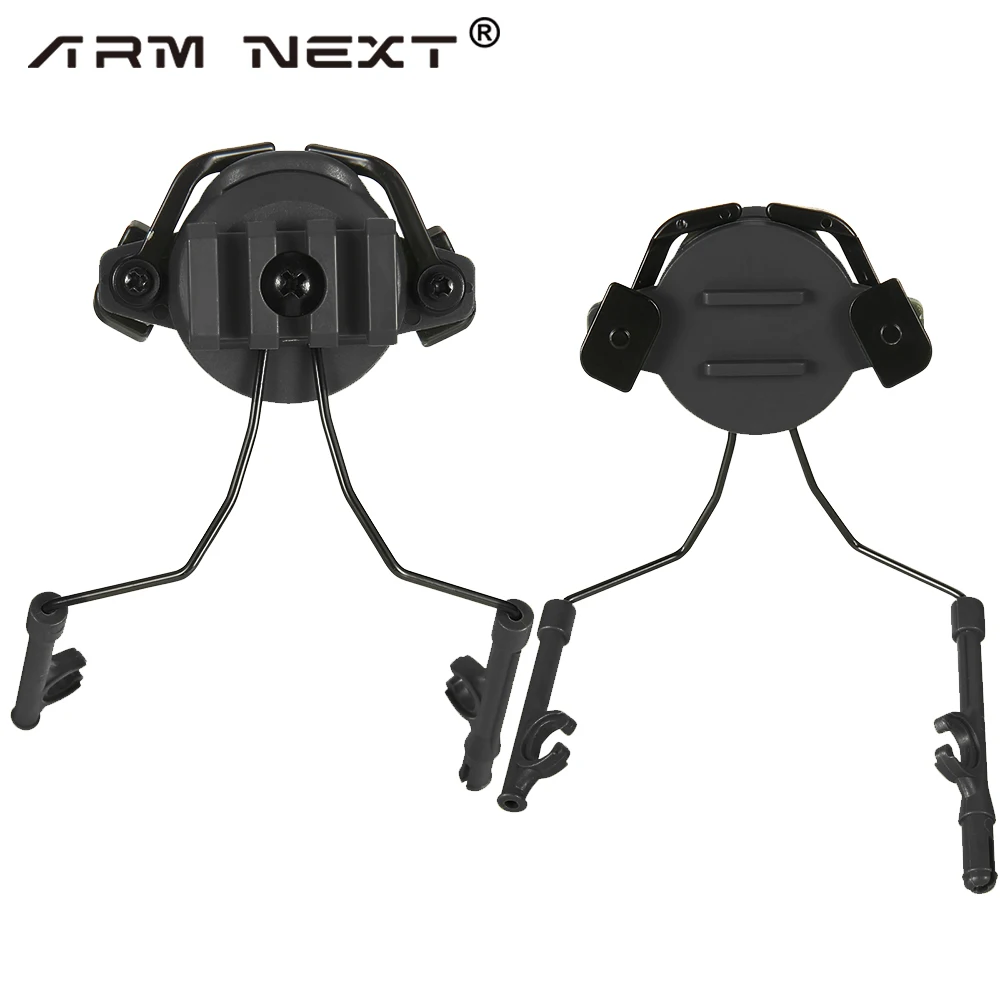 Imagem -02 - Adaptador de Trilho de Capacete com Suporte para Fone de Ouvido Tático Earmuf Eletrônico Arc Ops-core Earbud para Marshall Impact Sport Caça Tiro