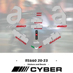 Motosiklet Fairing Shell Sticker çıkartması özelleştirilmiş hattı içi boş tam araba logosu için Aprilia RS660 RS 660 RS660