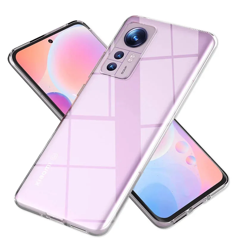 

Original Ultra Thin Clear Silicone Soft TPU Case For Xiaomi Mi 14 13 12 11 Pro Lite Ultra 12x 12t 11t Transparent Slim Bumper