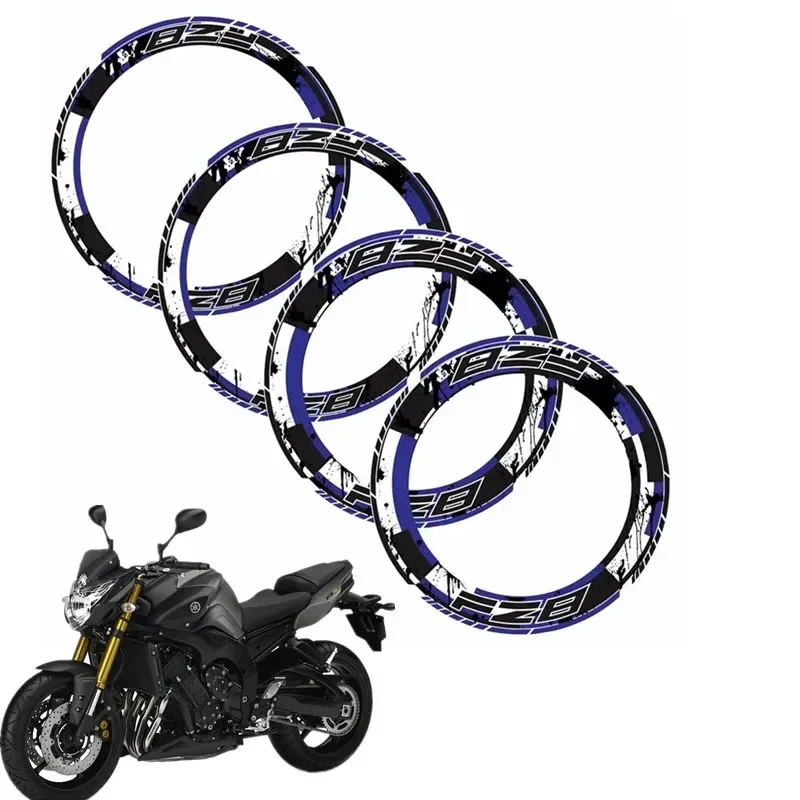 

Запчасти для мотоциклов YAMAHA FZ8, контурное колесо, декоративная наклейка, наклейка-2 аксессуары